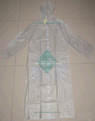 Transparent PVC rain suit-Transparent PVC clear plastic mac-lightweight raincoat